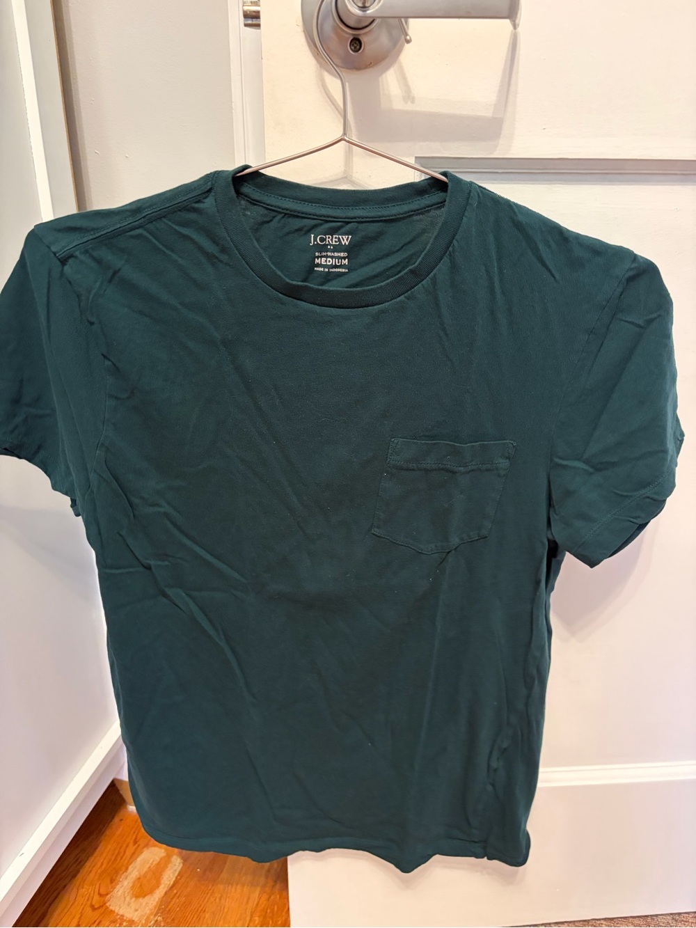 Men’s J. Crew Green Short-Sleeve Pocket Tee